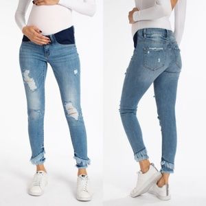 Nwt Kancan Jeans Franky Distressed 